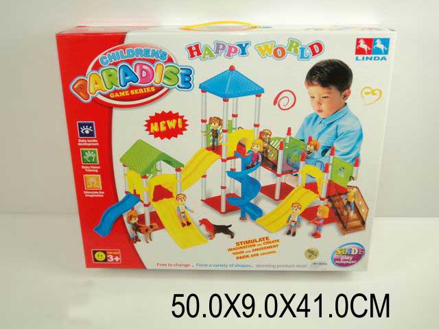 Игрушка детская:Конструктор детская площадка 798074