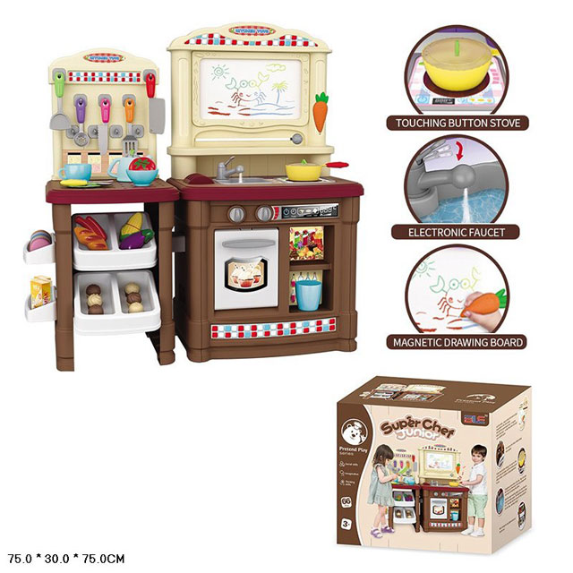 Игрушка детская:Игровой набор "Кухня" с водой 66pcs