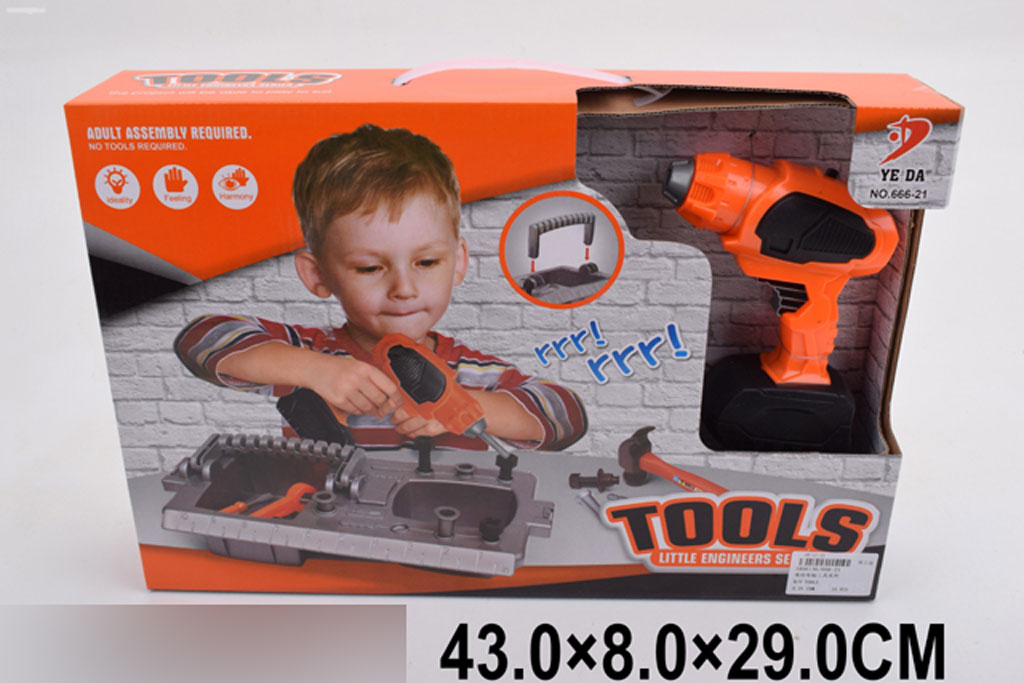 Игрушка детская:Набор инструментов с дрелью