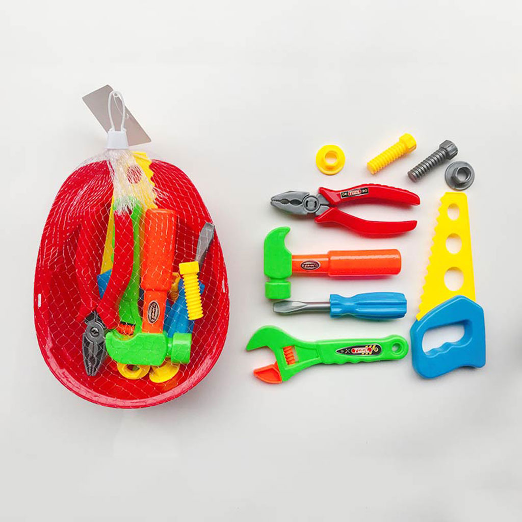 Игрушка детская:Набор инструментов с каской
